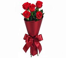 Букет 5 Красных роз Эдлесс Лав в Пседахе