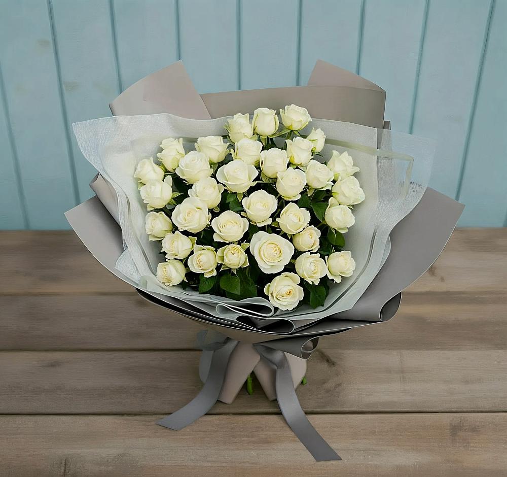 Букет Белоснежная нежность в Пседахе