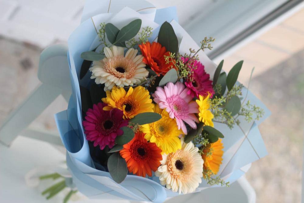 Букет цветов из: Герберы в Пседахе