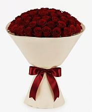 Букет 101 Бордовая роза Блэк Бакарра в Пседахе