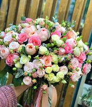 Букет цветов из:  Розы #REPLACE_PRED# Пседахе