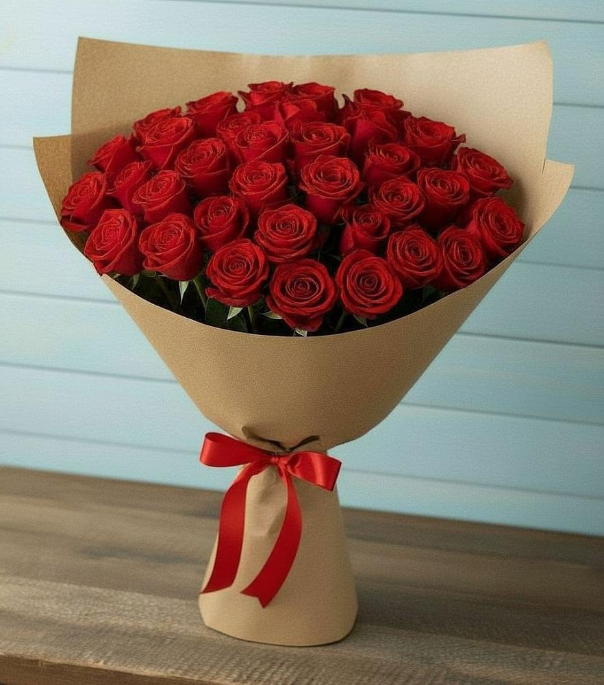 Букет Красные розы Милано в Пседахе