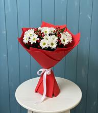 Букет цветов из:  Хризантемы #REPLACE_PRED# Пседахе