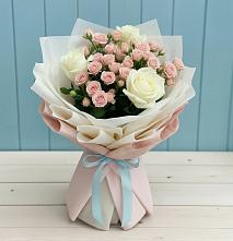 Букет цветов из:  Розы #REPLACE_PRED# Пседахе