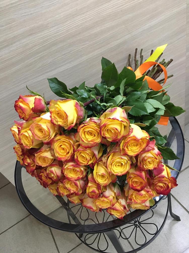 Букет Желтые розы в Пседахе