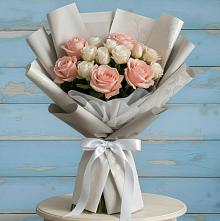 Букет цветов из:  Розы #REPLACE_PRED# Пседахе