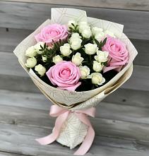 Букет цветов из:  Розы #REPLACE_PRED# Пседахе