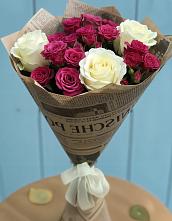 Букет цветов из:  Розы #REPLACE_PRED# Пседахе
