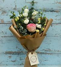 Букет цветов из:  Розы и Лизиантусы #REPLACE_PRED# Пседахе